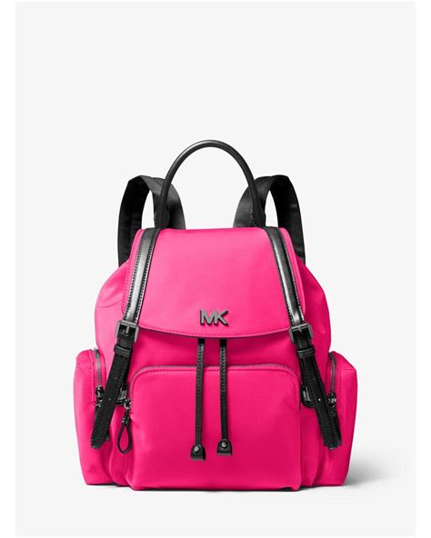 neon michael kors backpack mesh|Beacon Medium Neon Nylon Backpack .